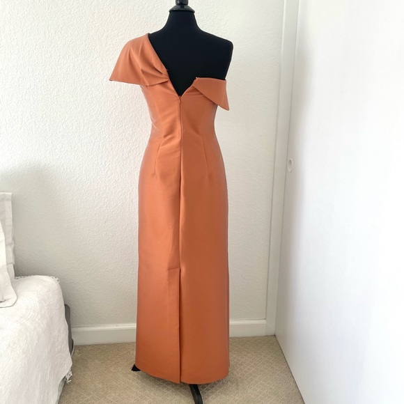 Sachin & Babi Ines Formal Gown in Copper size 6 - Picture 14 of 15